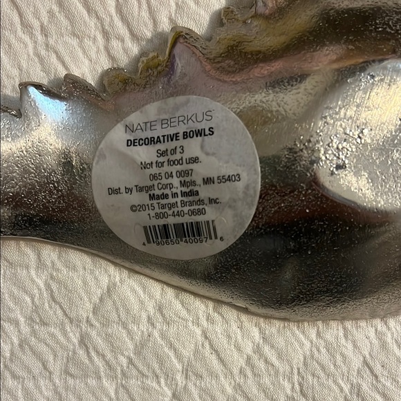 Nate Berkus Silver Angel Wing Trinket Dish - Picture 4 of 4